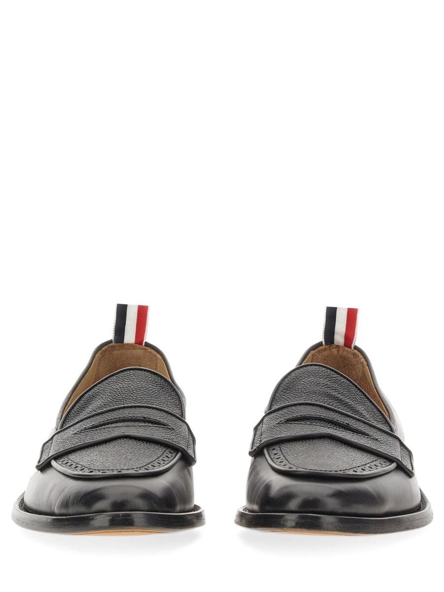 THOM BROWNE MOCASSINO VARSITY PENNY IN PELLE