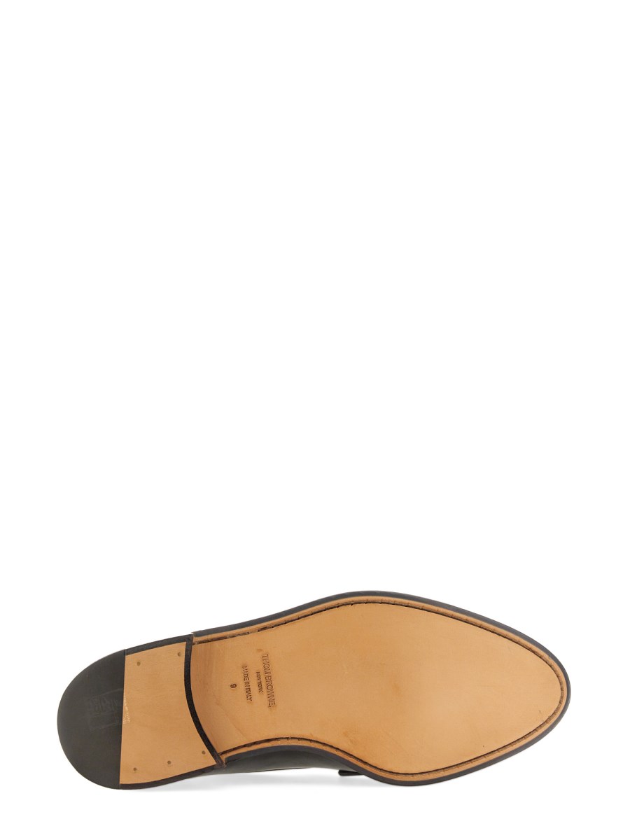 THOM BROWNE MOCASSINO VARSITY PENNY IN PELLE
