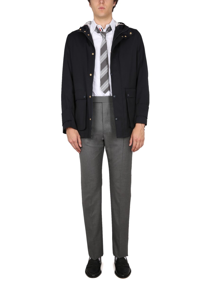 THOM BROWNE PARKA IN NYLON