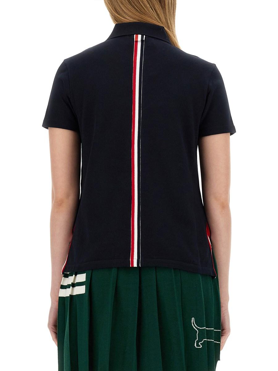 THOM BROWNE POLO IN PIQUE