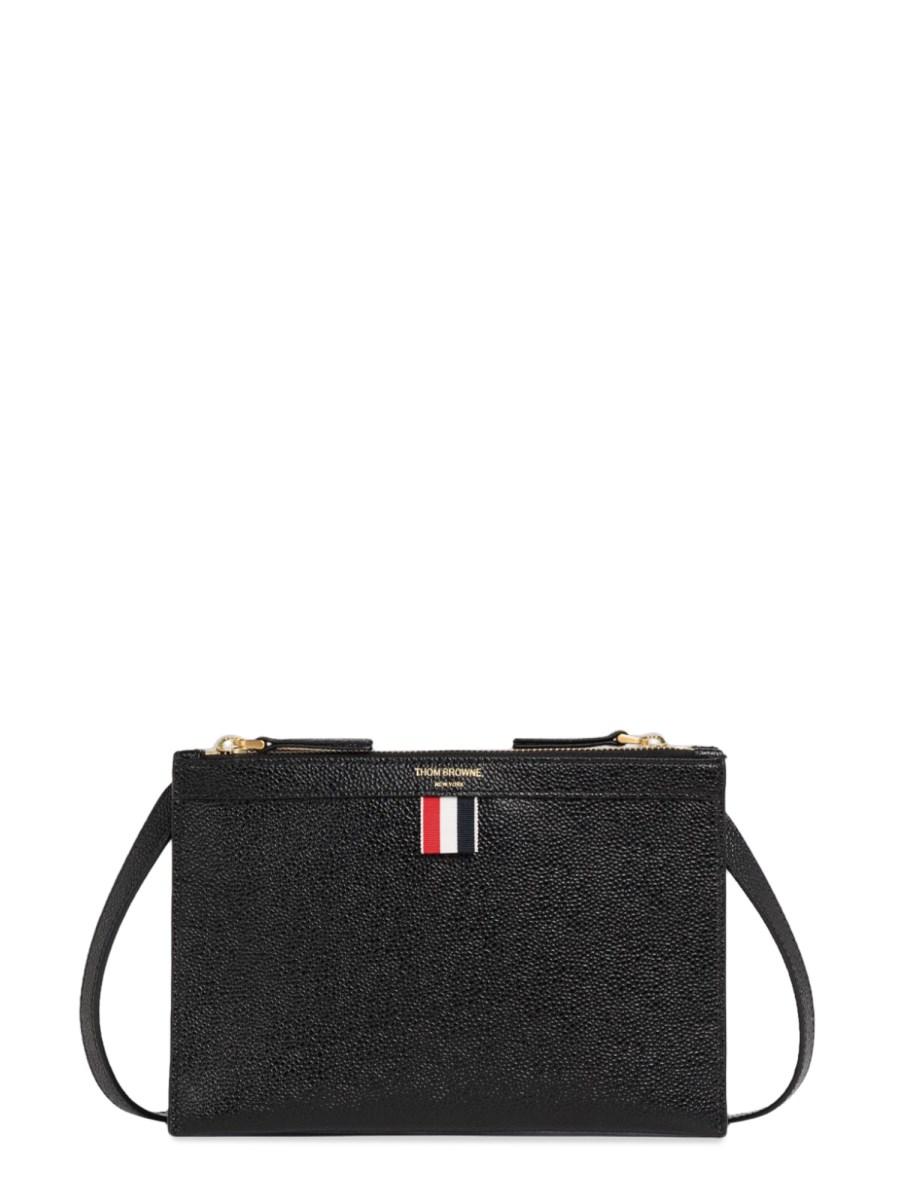 THOM BROWNE PORTA DOCUMENTI SMALL CON TRACOLLA
