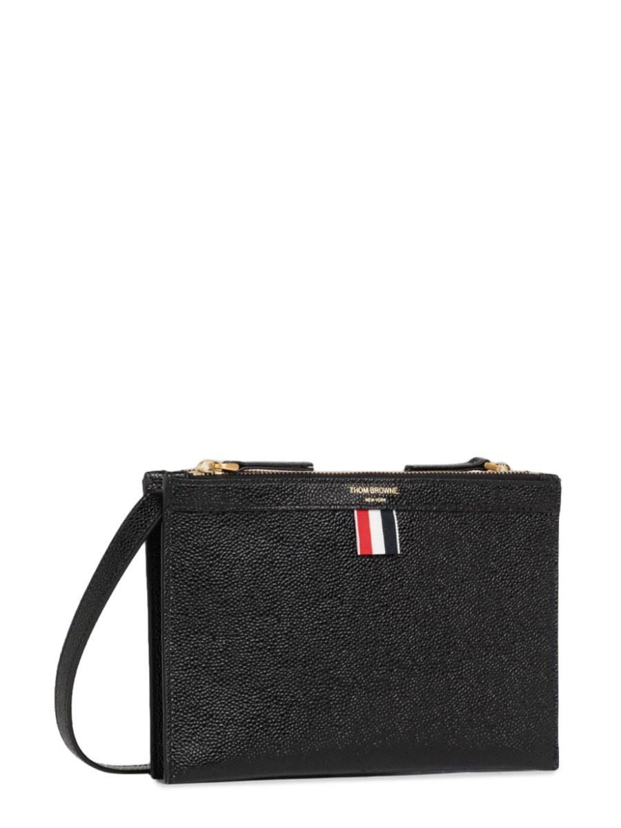 THOM BROWNE PORTA DOCUMENTI SMALL CON TRACOLLA