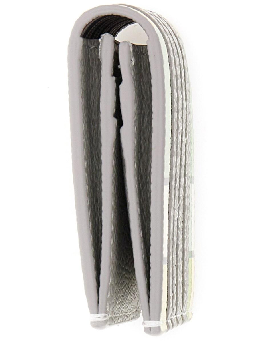 THOM BROWNE PORTACARTE DOPPIO IN PELLE CON 4-BAR