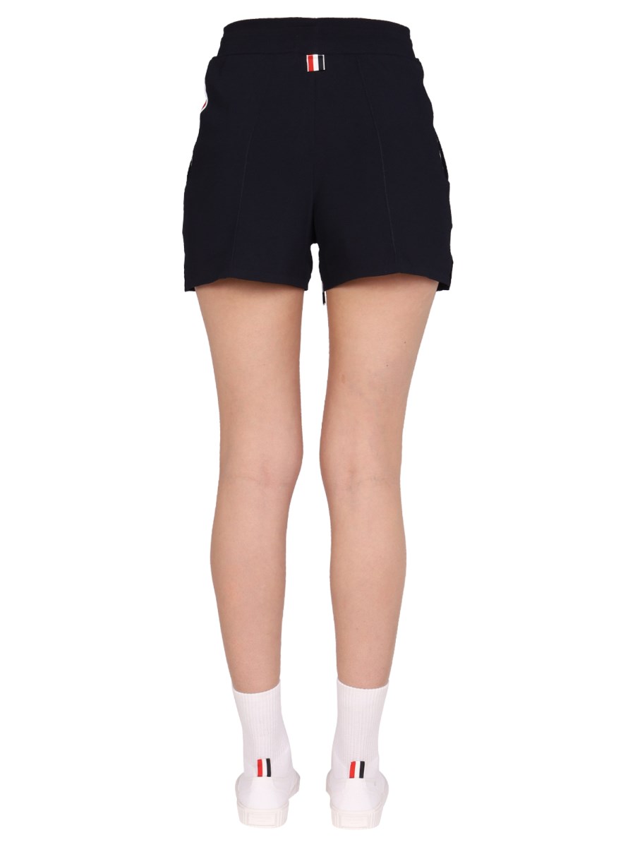THOM BROWNE SHORTS RWB IN VISCOSA
