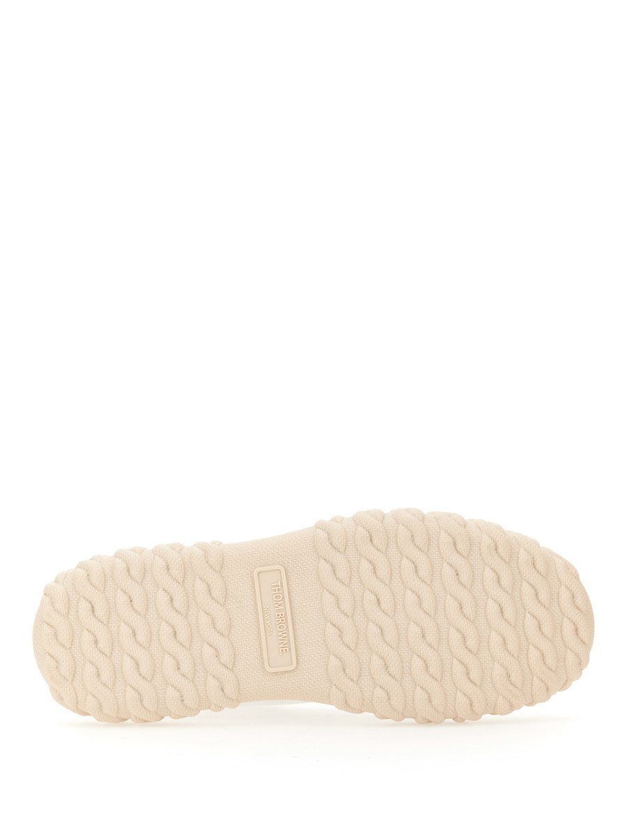 THOM BROWNE SNEAKER IN TELA DI COTONE