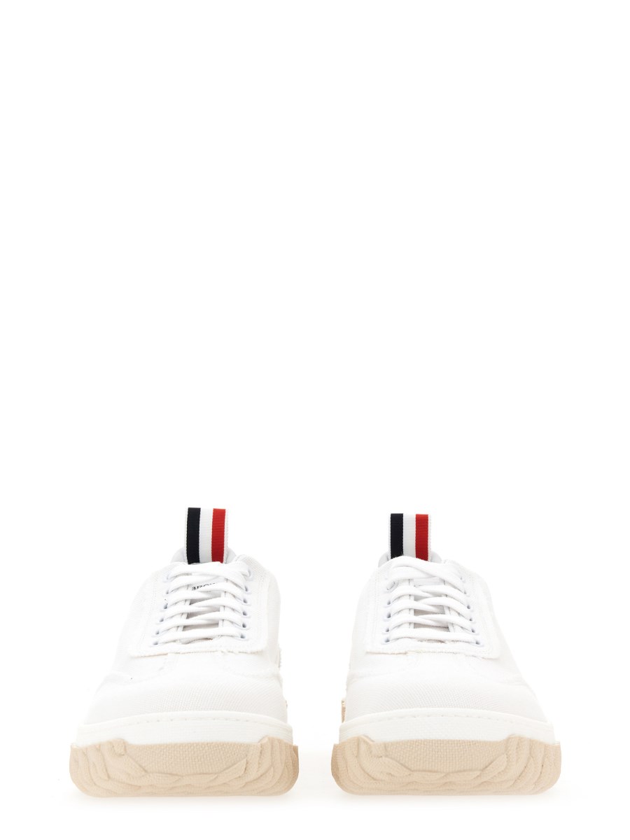 THOM BROWNE SNEAKER IN TELA DI COTONE