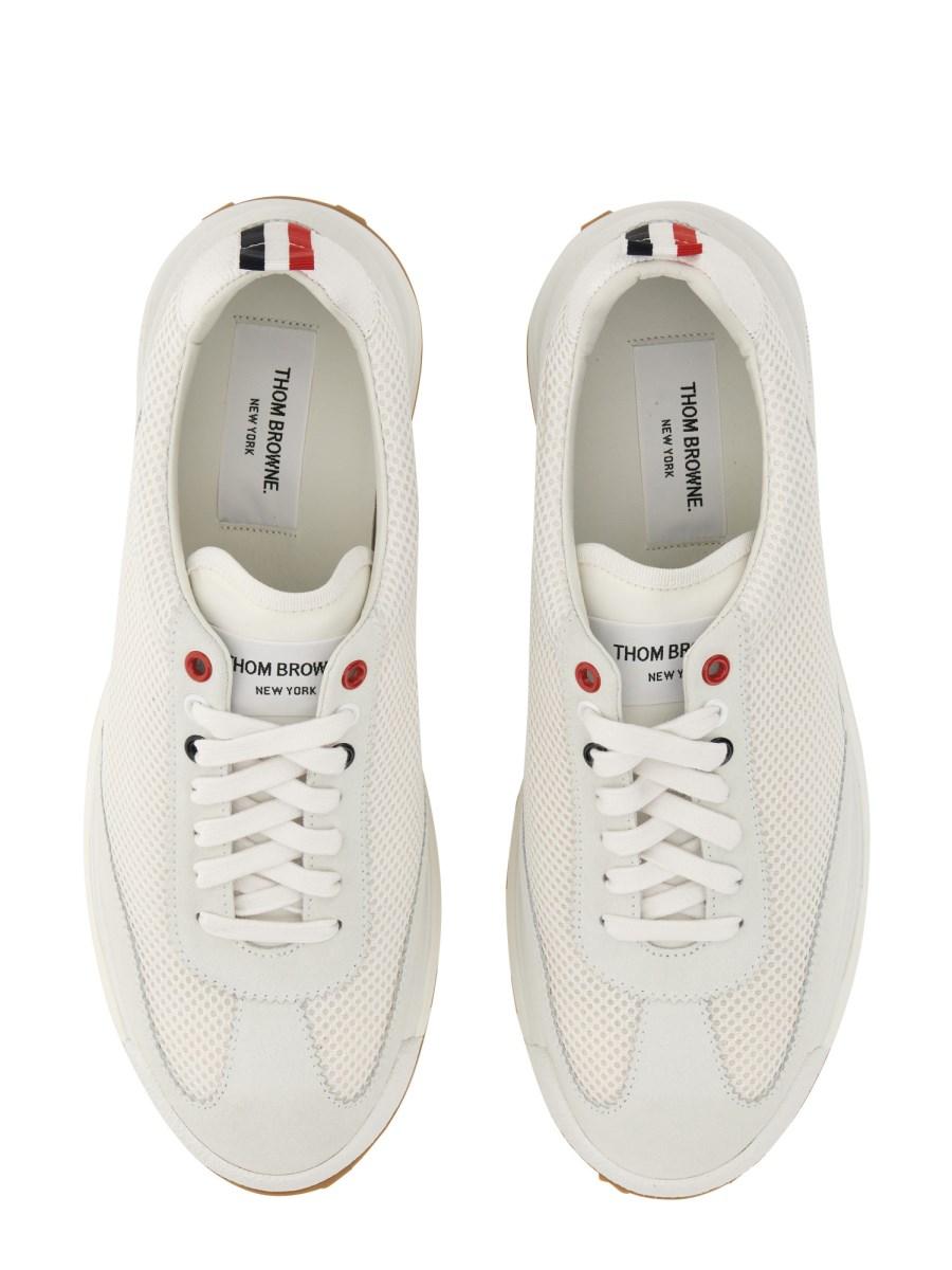 THOM BROWNE SNEAKER TECH RUNNER IN MESH