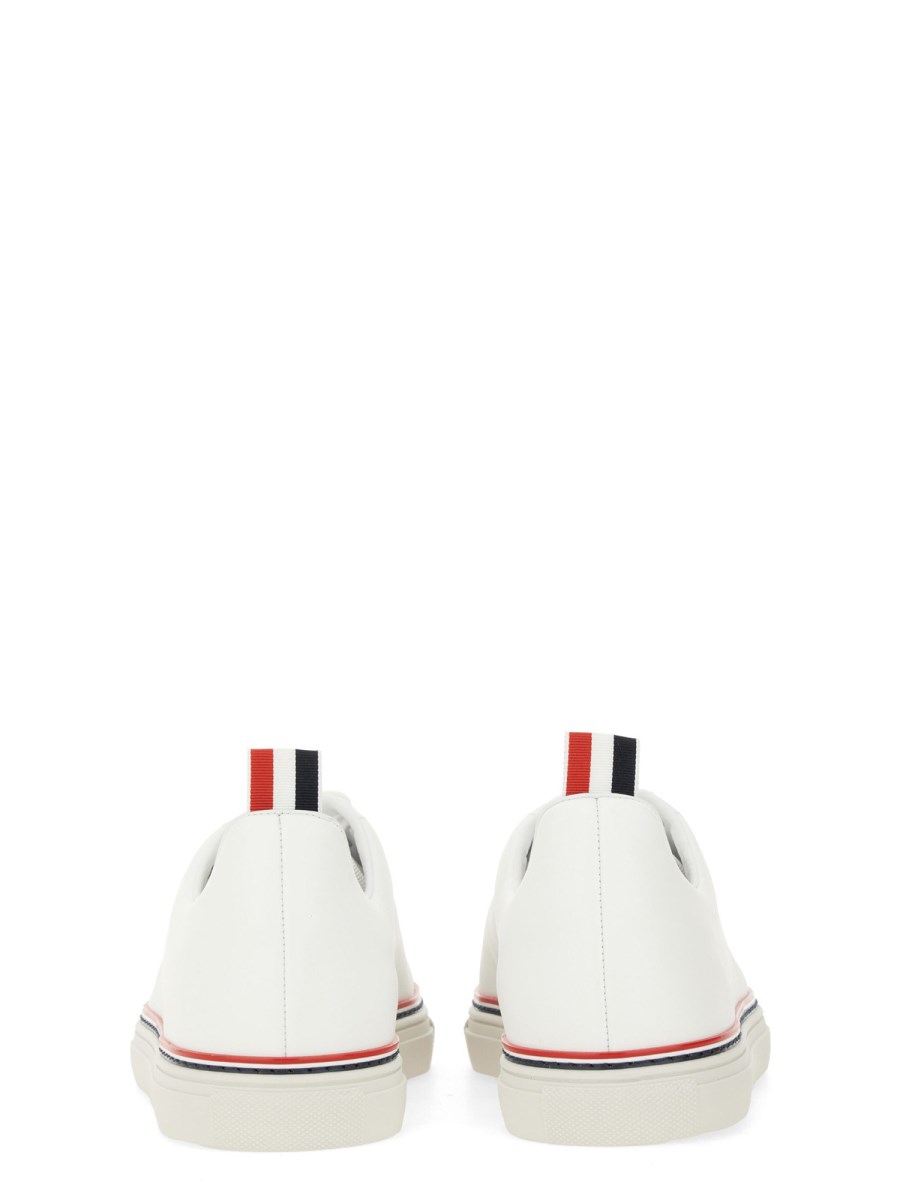 THOM BROWNE SNEAKER TENNIS IN PELLE