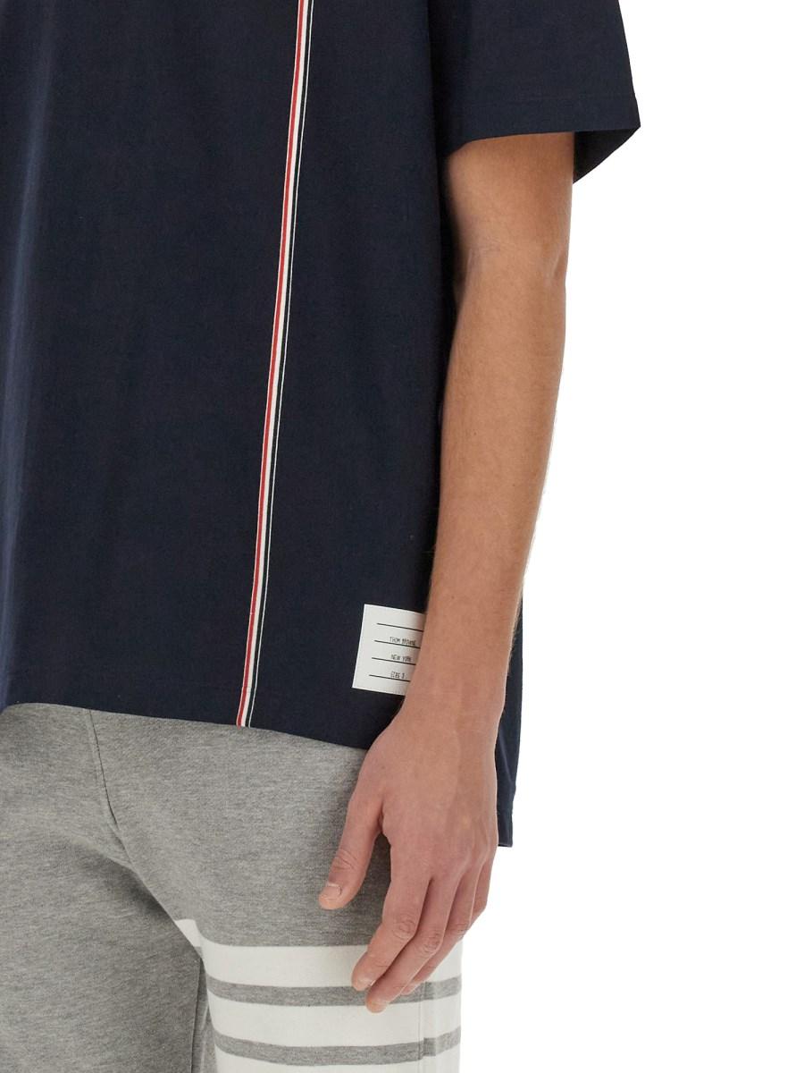 THOM BROWNE T-SHIRT IN JERSEY