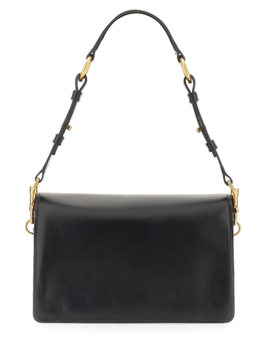 TOD'S BORSA A SPALLA MINI IN PELLE CON LOGO
