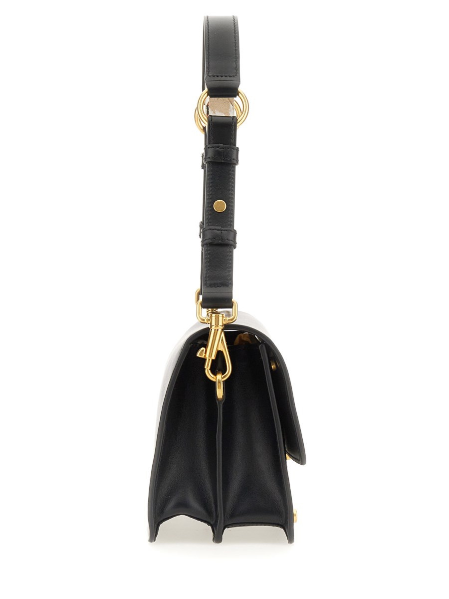 TOD'S BORSA A SPALLA MINI IN PELLE CON LOGO