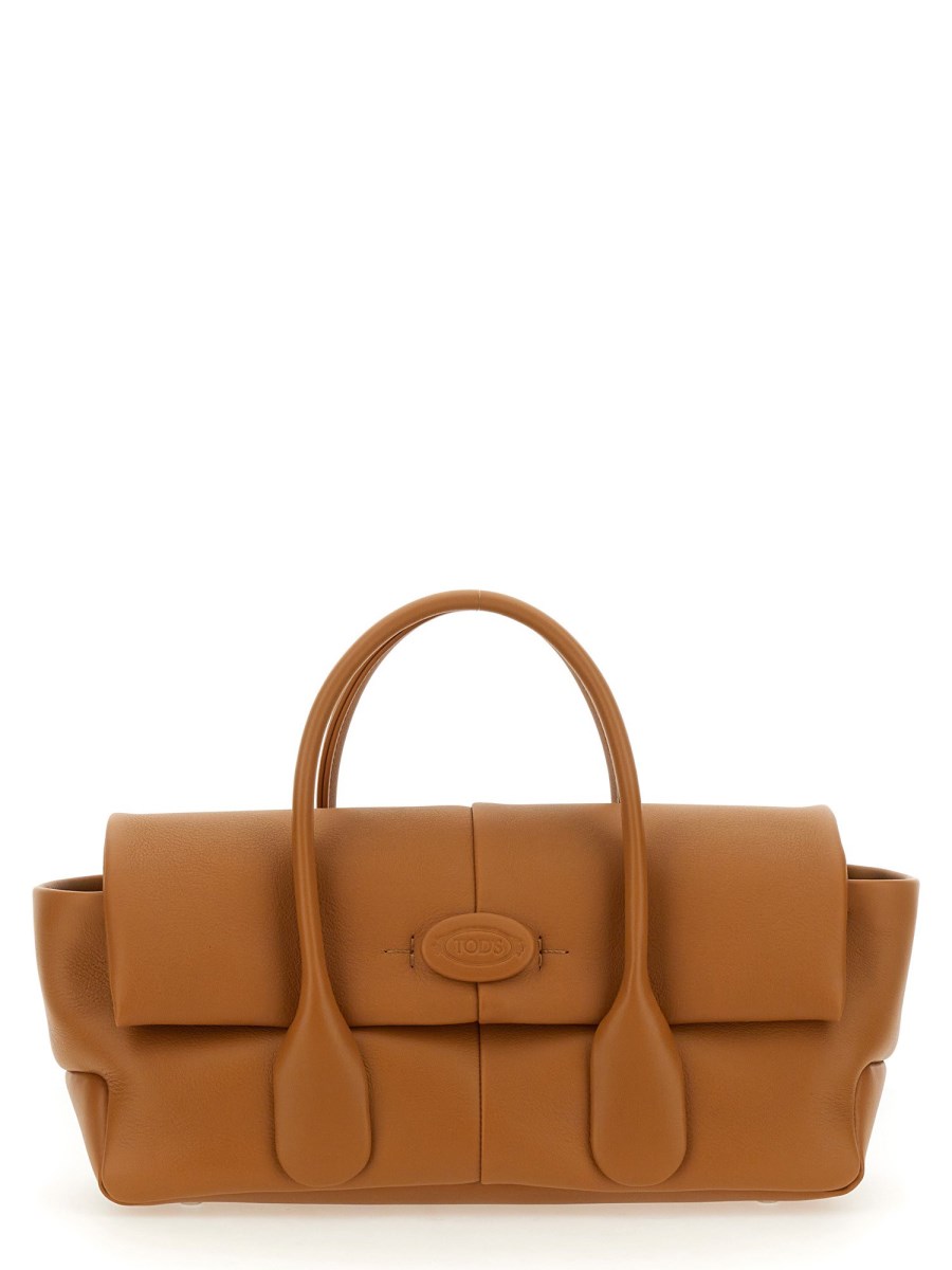 TOD'S BORSA "DI BAG" REVERSE EW FLAP SMALL IN PELLE