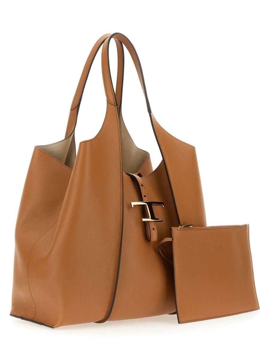 TOD'S BORSA SHOPPING T TIMELESS MEDIUM IN PELLE