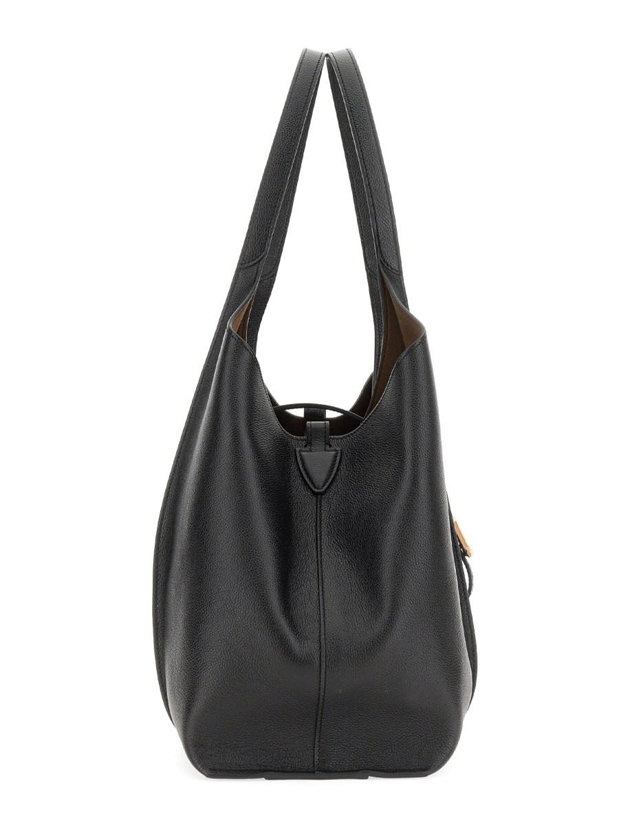 TOD'S BORSA TOTE T TIMELESS IN PELLE MARTELLATA