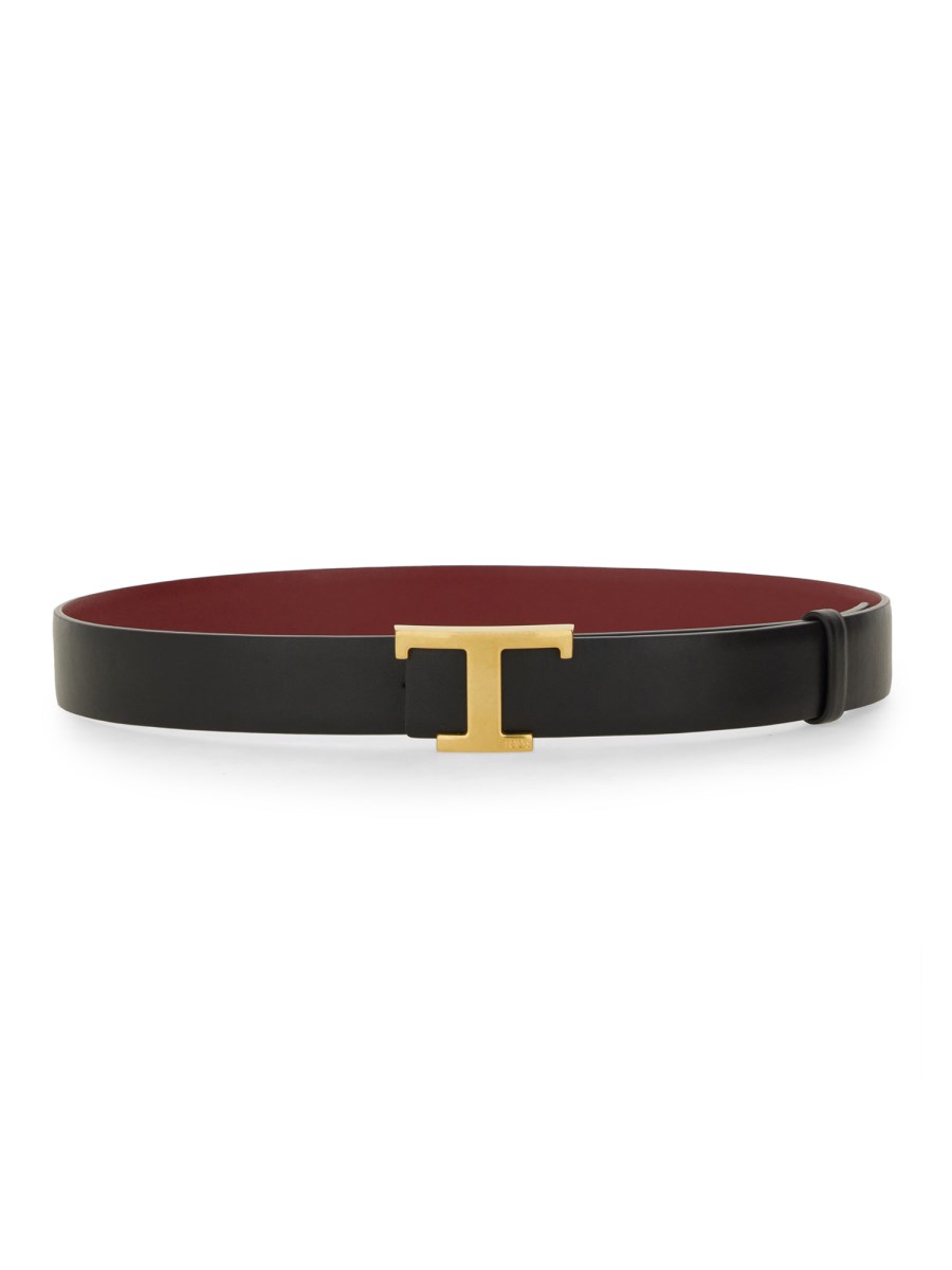 TOD'S CINTURA IN PELLE CON LOGO