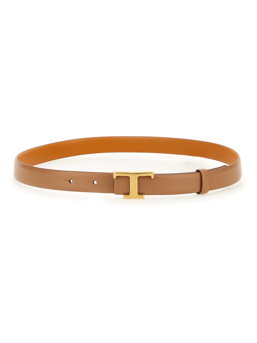 TOD'S CINTURA REVERSIBILE T TIMELESS IN PELLE