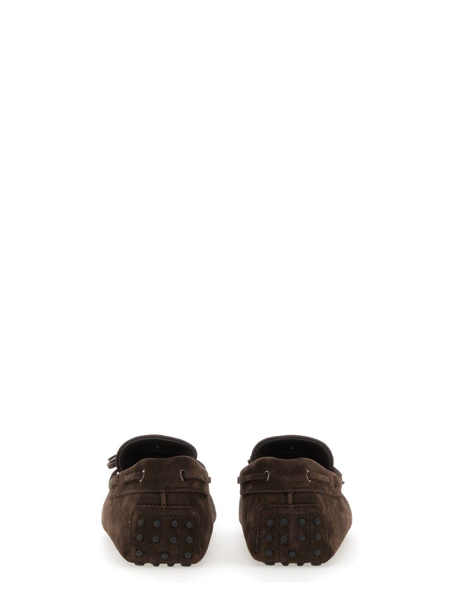TOD'S MOCASSINO GOMMINO IN PELLE SCAMOSCIATA