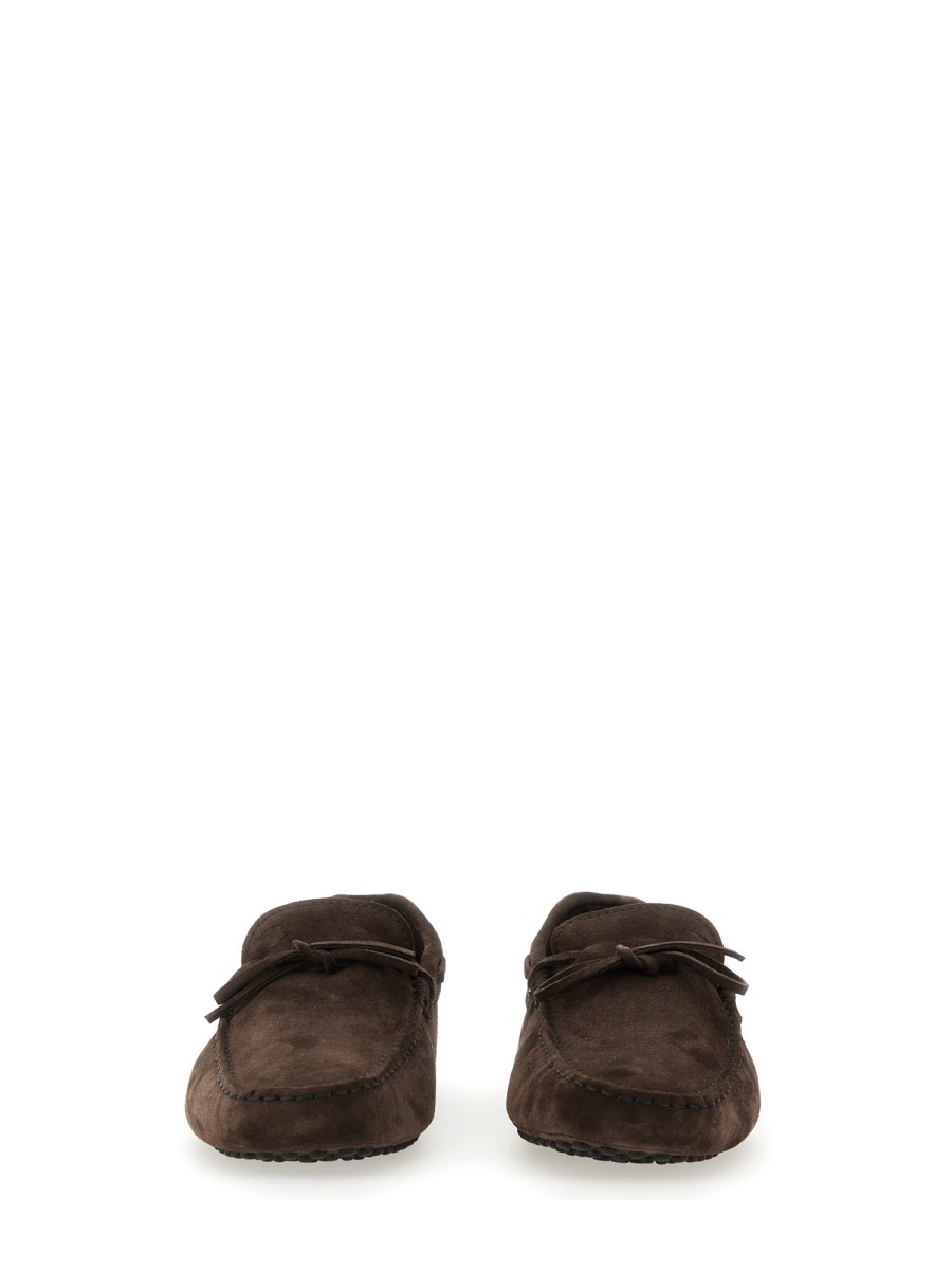 TOD'S MOCASSINO GOMMINO IN PELLE SCAMOSCIATA