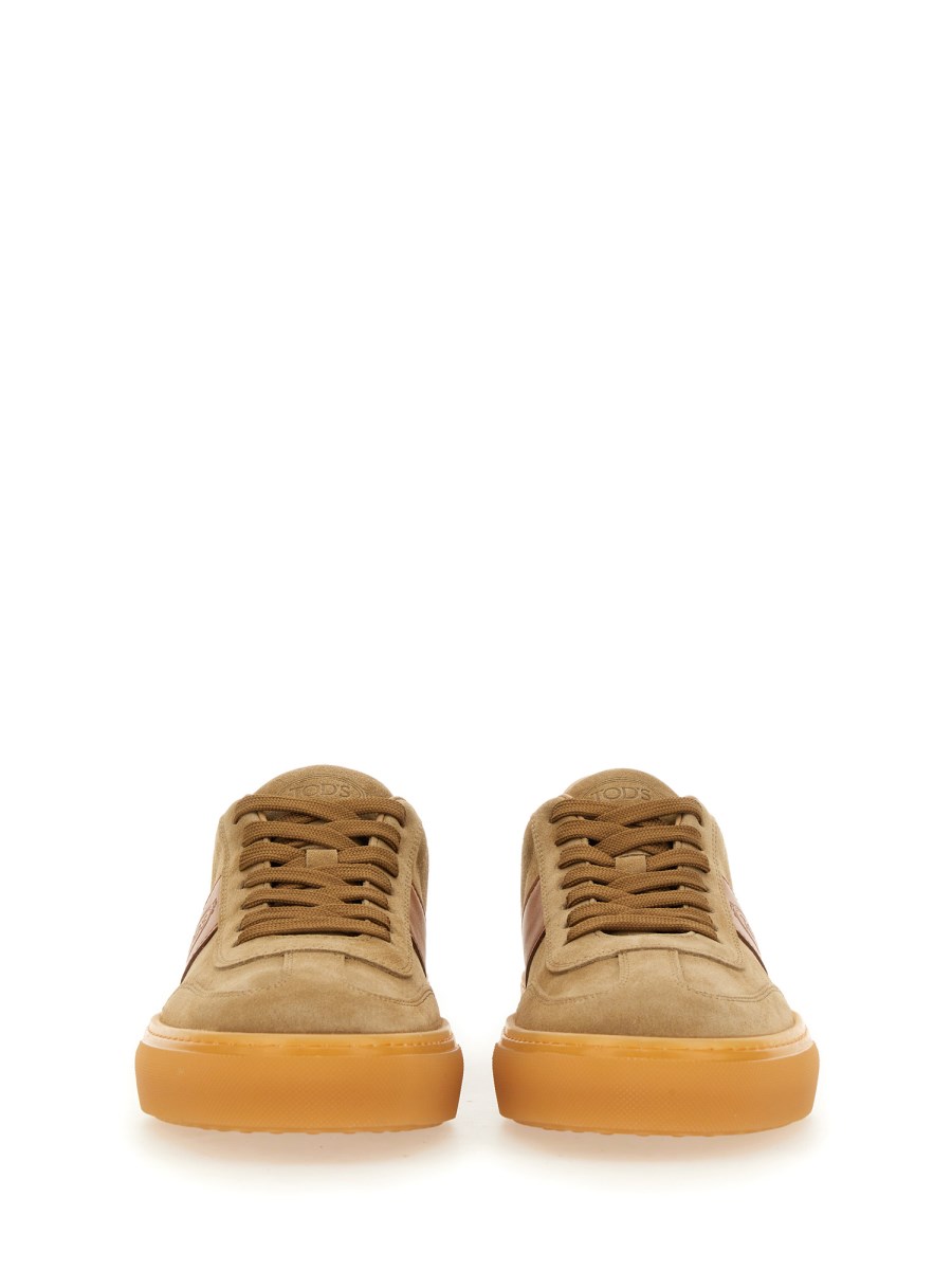 TOD'S SNEAKER IN PELLE CON LOGO