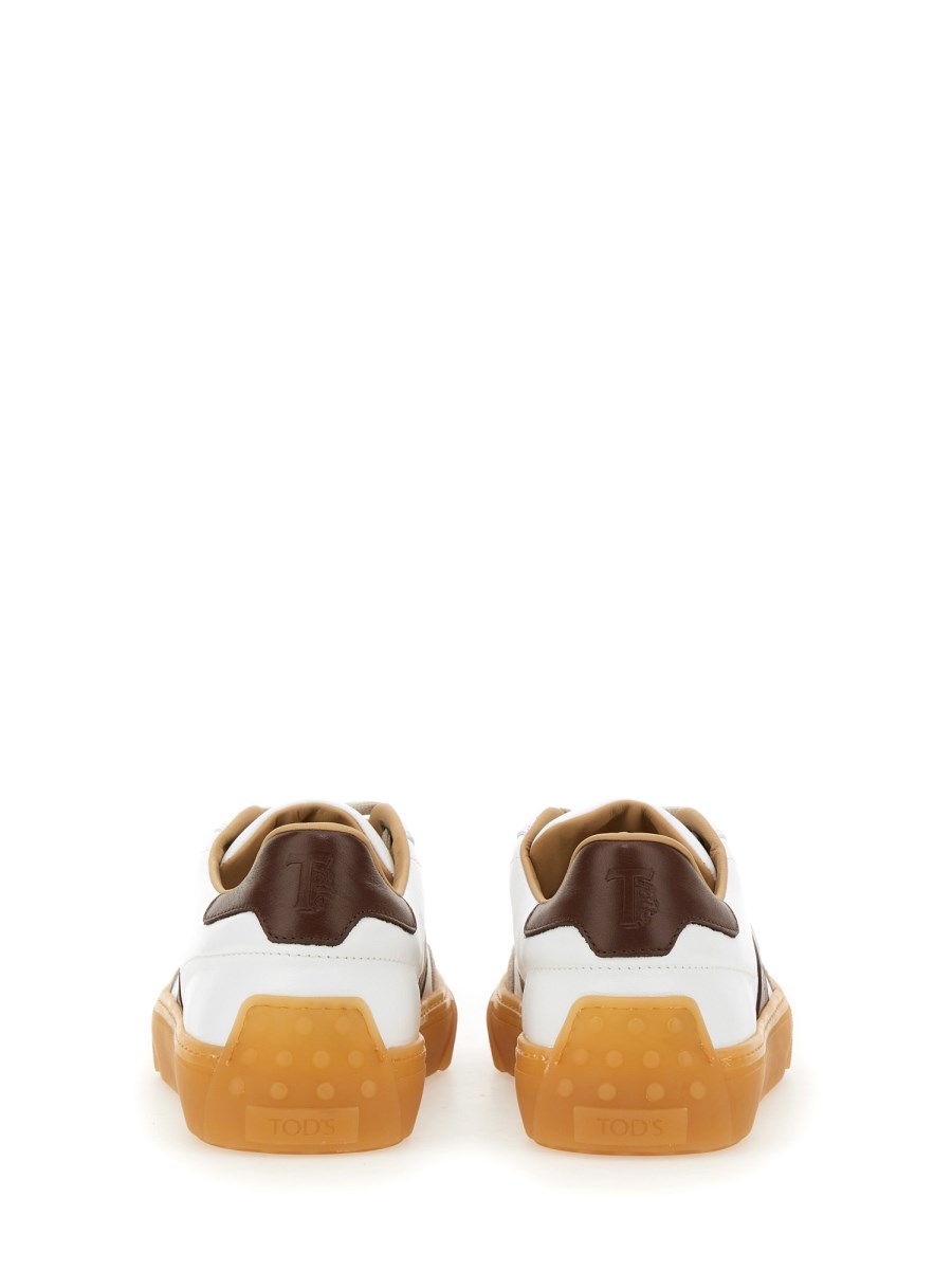 TOD'S SNEAKER IN PELLE CON LOGO