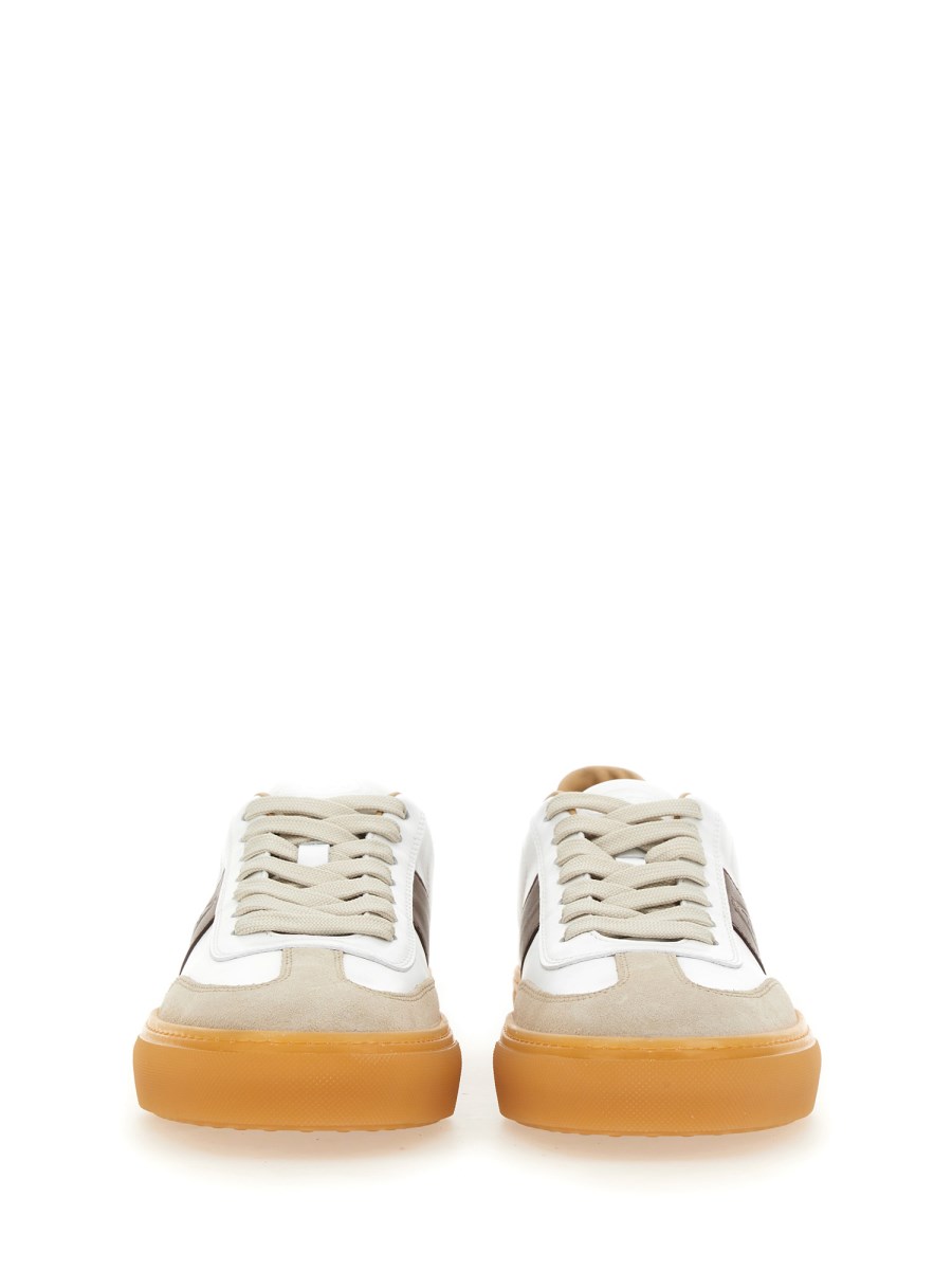 TOD'S SNEAKER IN PELLE CON LOGO