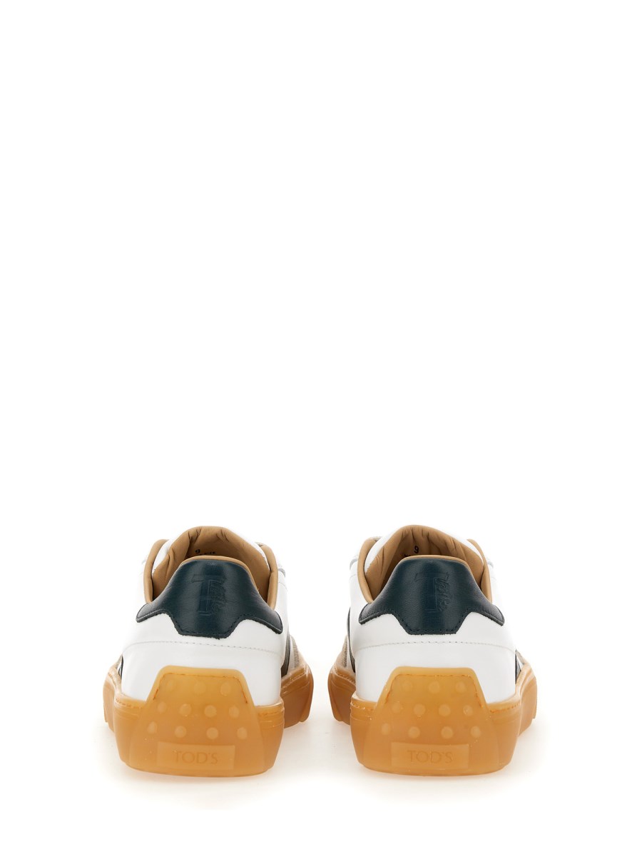 TOD'S SNEAKER IN PELLE CON LOGO