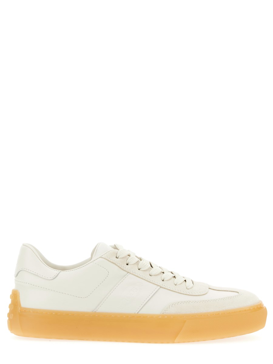 TOD'S SNEAKER IN PELLE CON LOGO