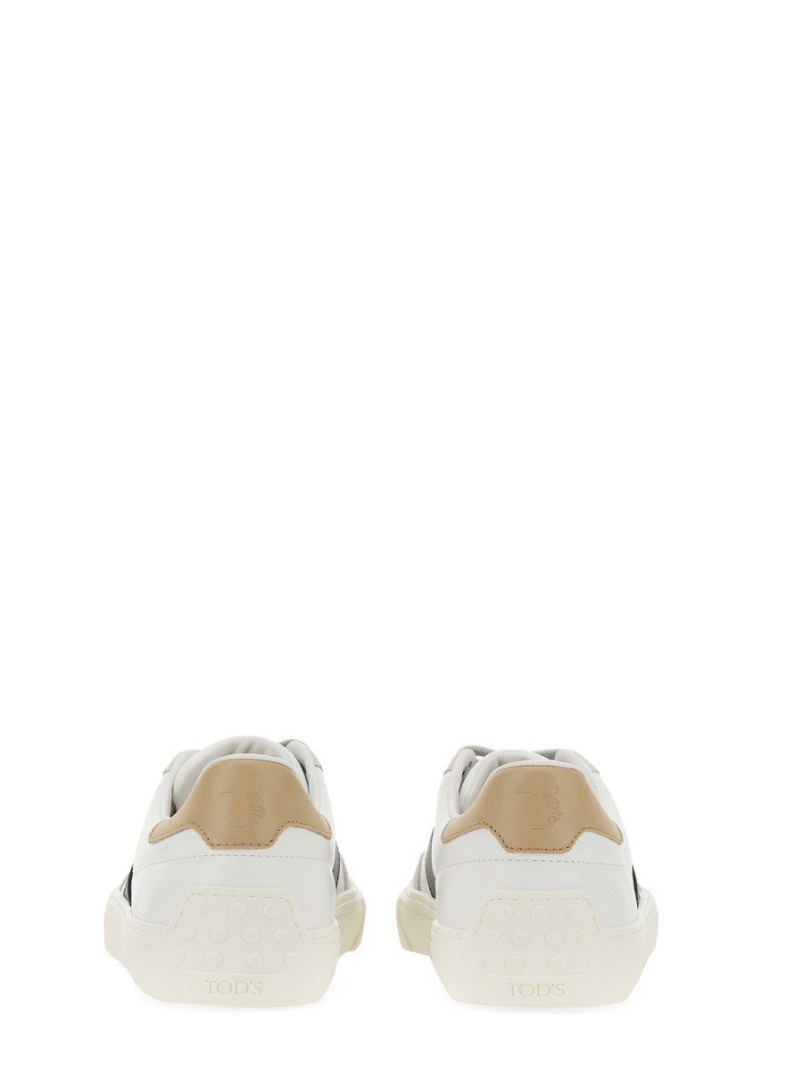 TOD'S SNEAKER IN PELLE CON LOGO