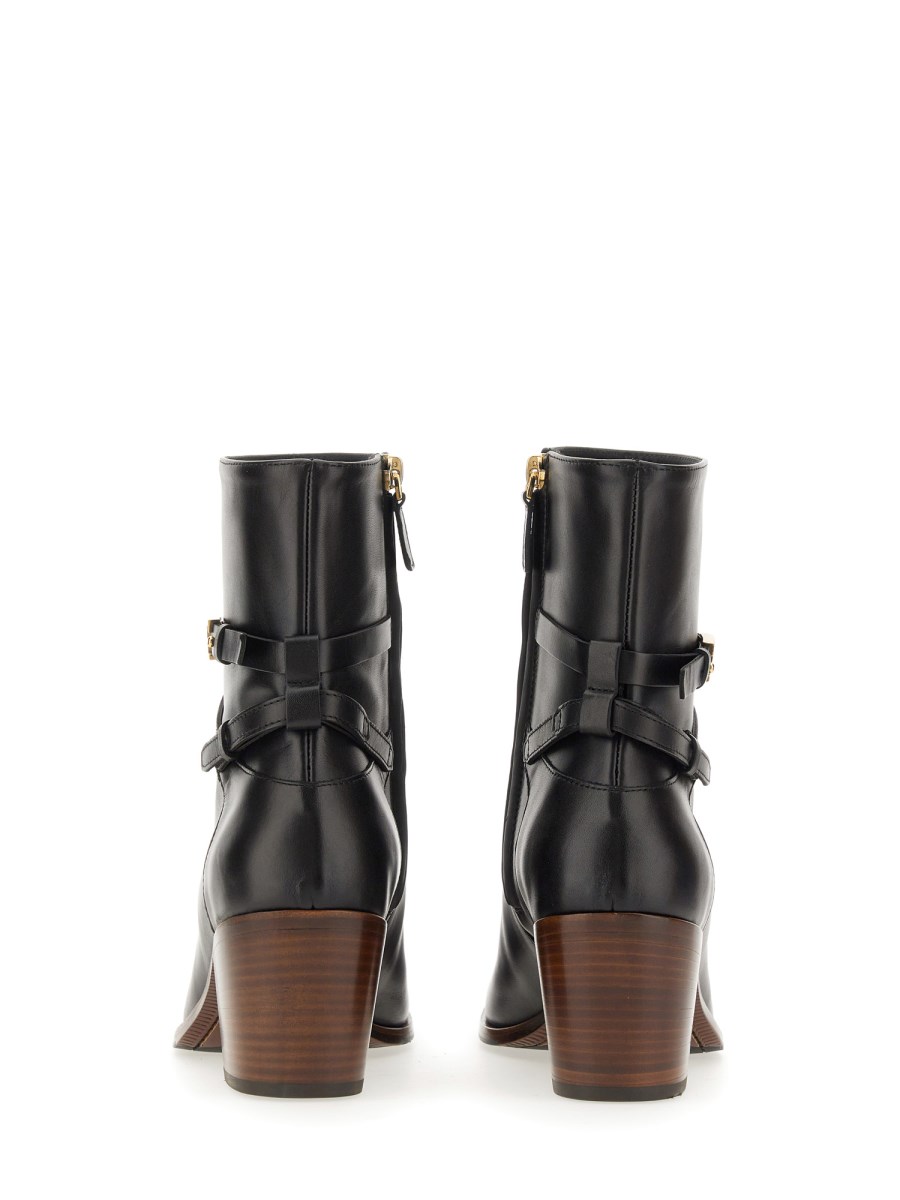 TOD'S STIVALE IN PELLE CON LOGO