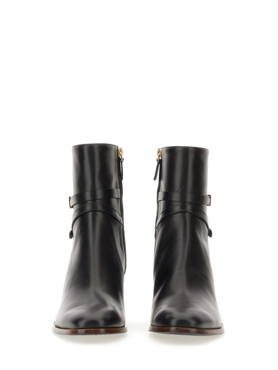 TOD'S STIVALE IN PELLE CON LOGO