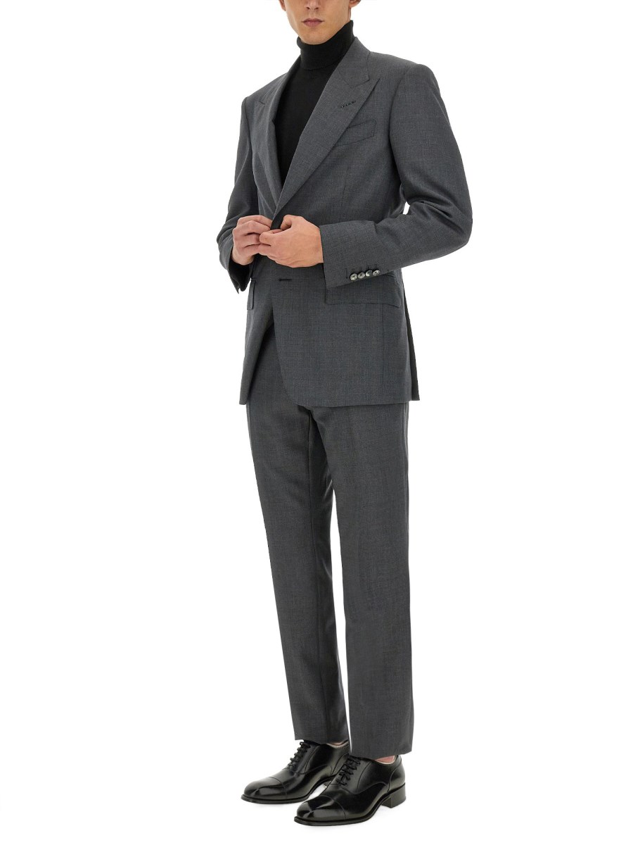 TOM FORD ABITO MONOPETTO IN LANA
