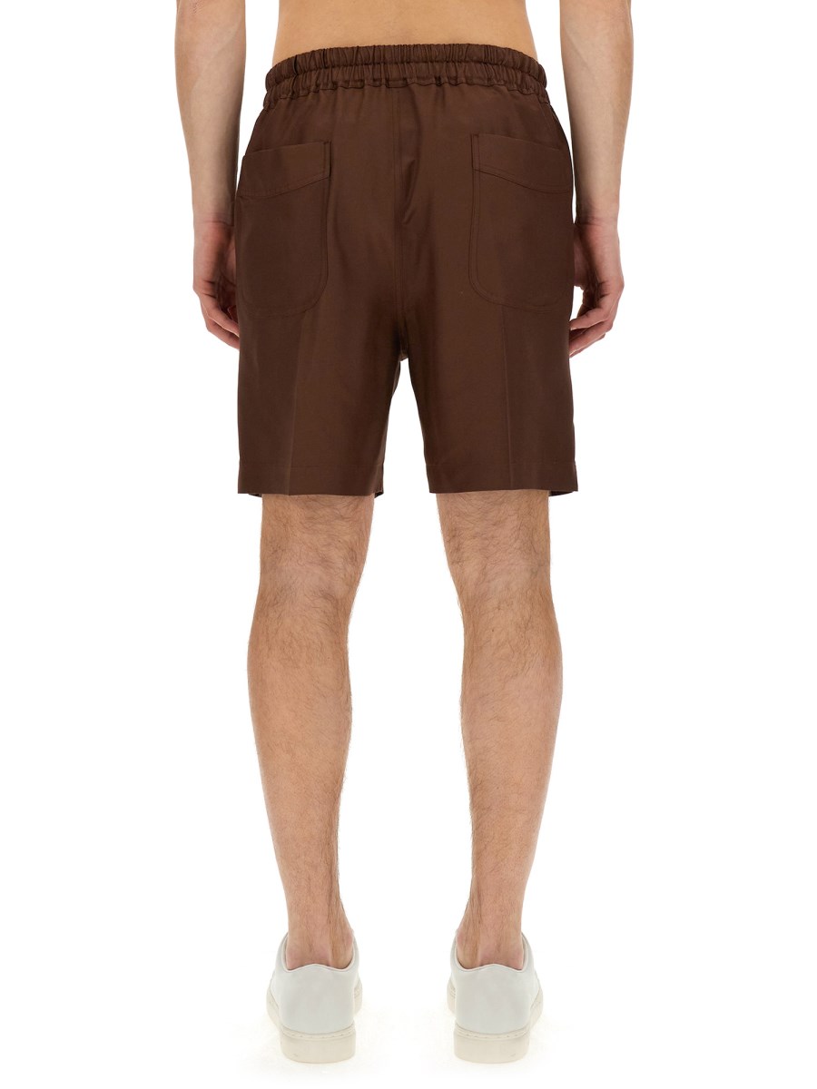 TOM FORD BERMUDA IN TWILL DI SETA