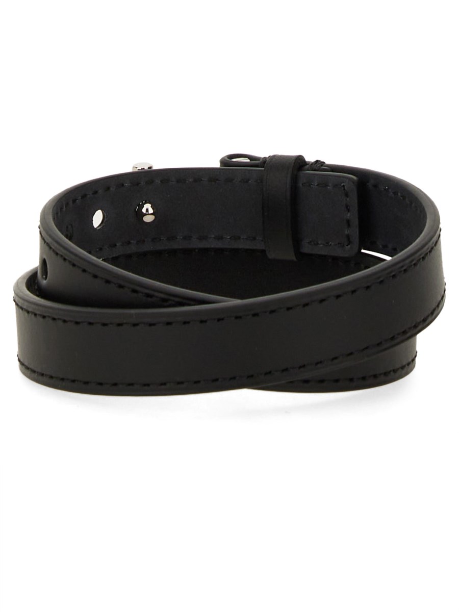 TOM FORD BRACCIALE IN PELLE CON LOGO
