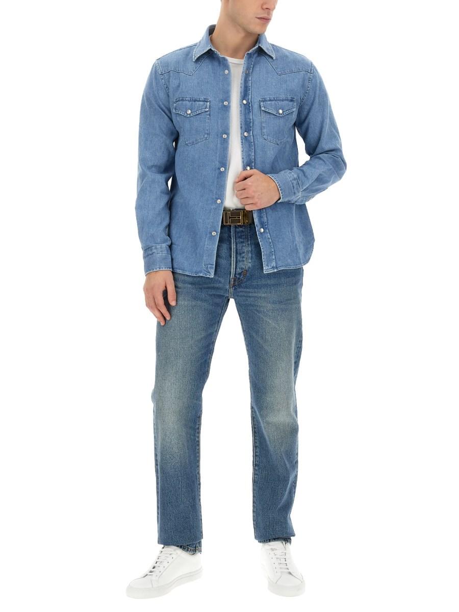 TOM FORD CAMICIA IN COTONE