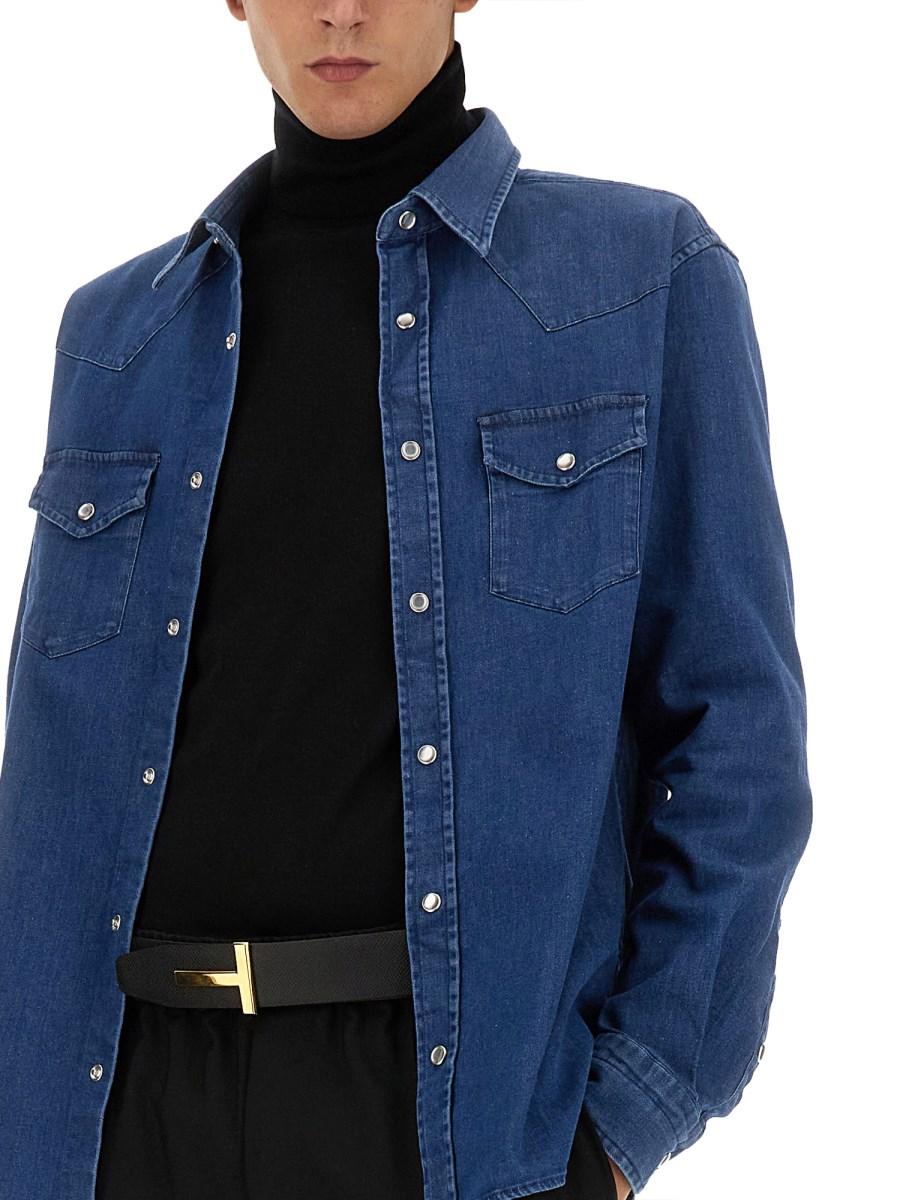 TOM FORD CAMICIA IN DENIM