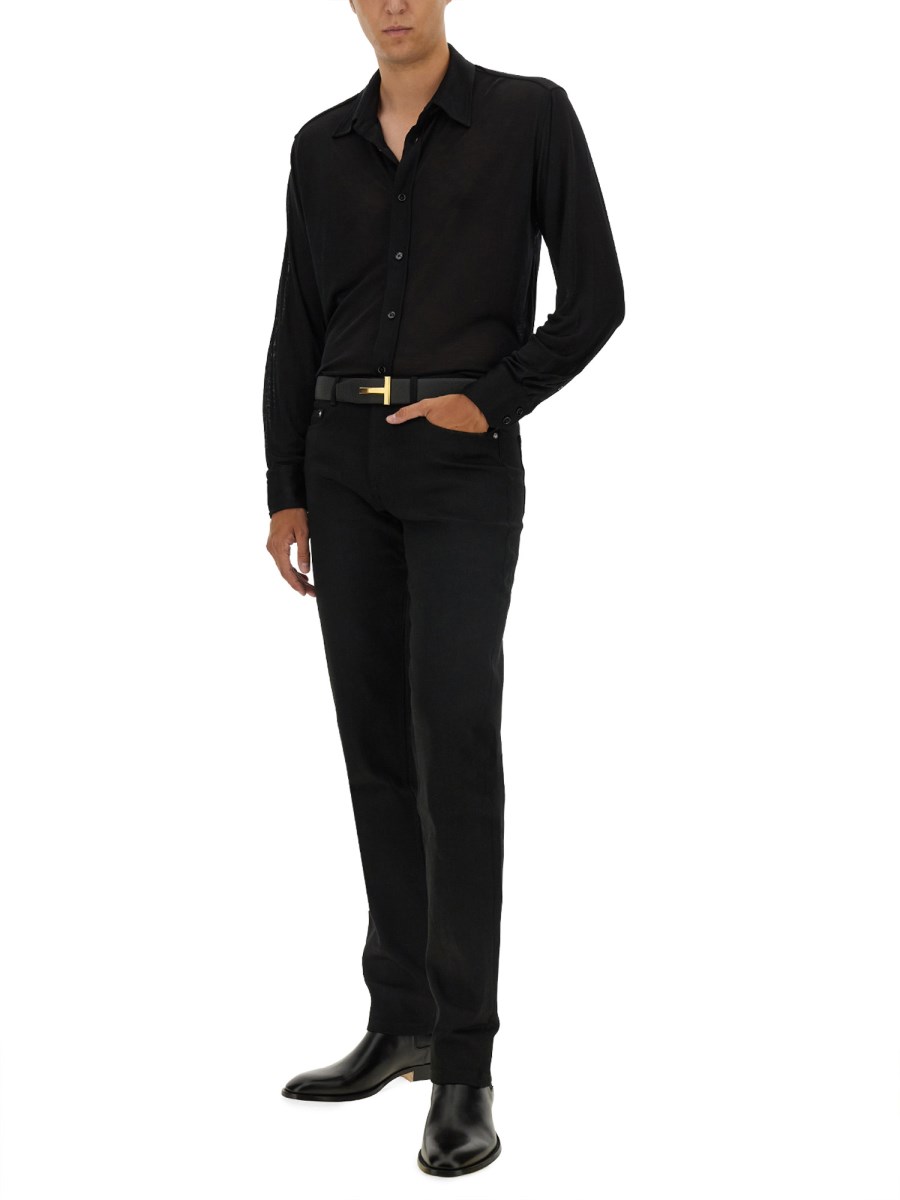 TOM FORD CAMICIA IN SETA