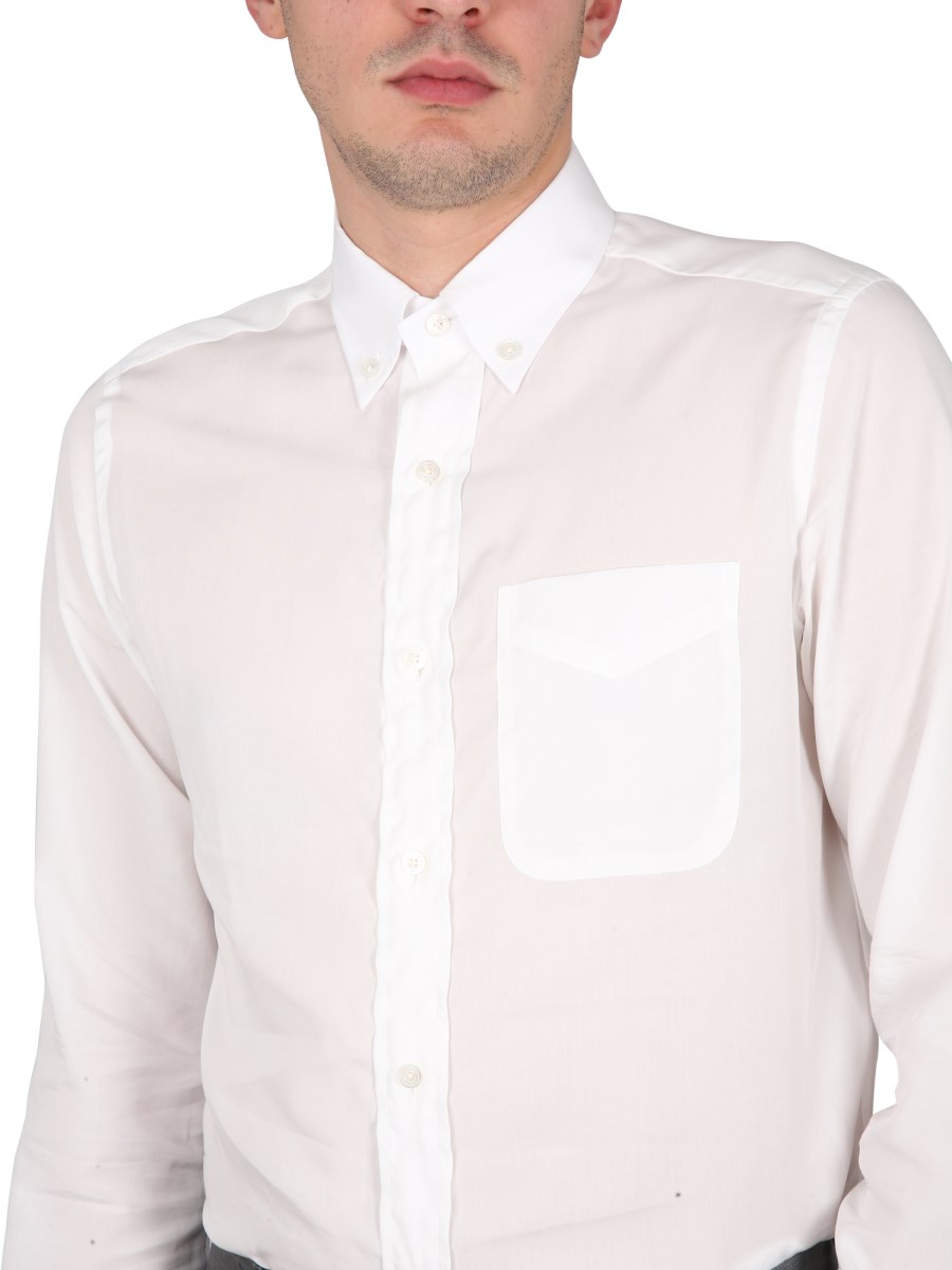 TOM FORD CAMICIA SLIM FIT IN LYOCELL