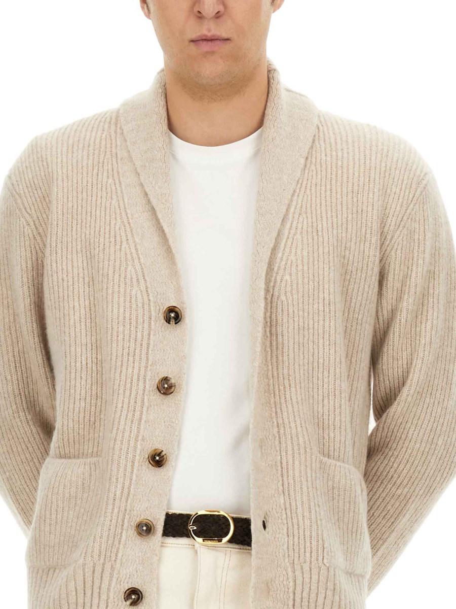 TOM FORD CARDIGAN IN CASHMERE E SETA