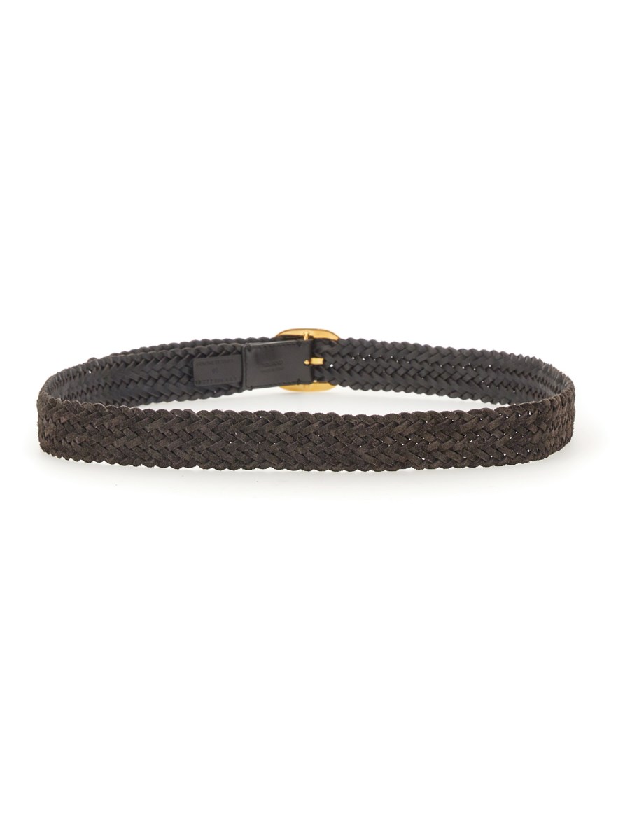 TOM FORD CINTURA IN PELLE INTRECCIATA