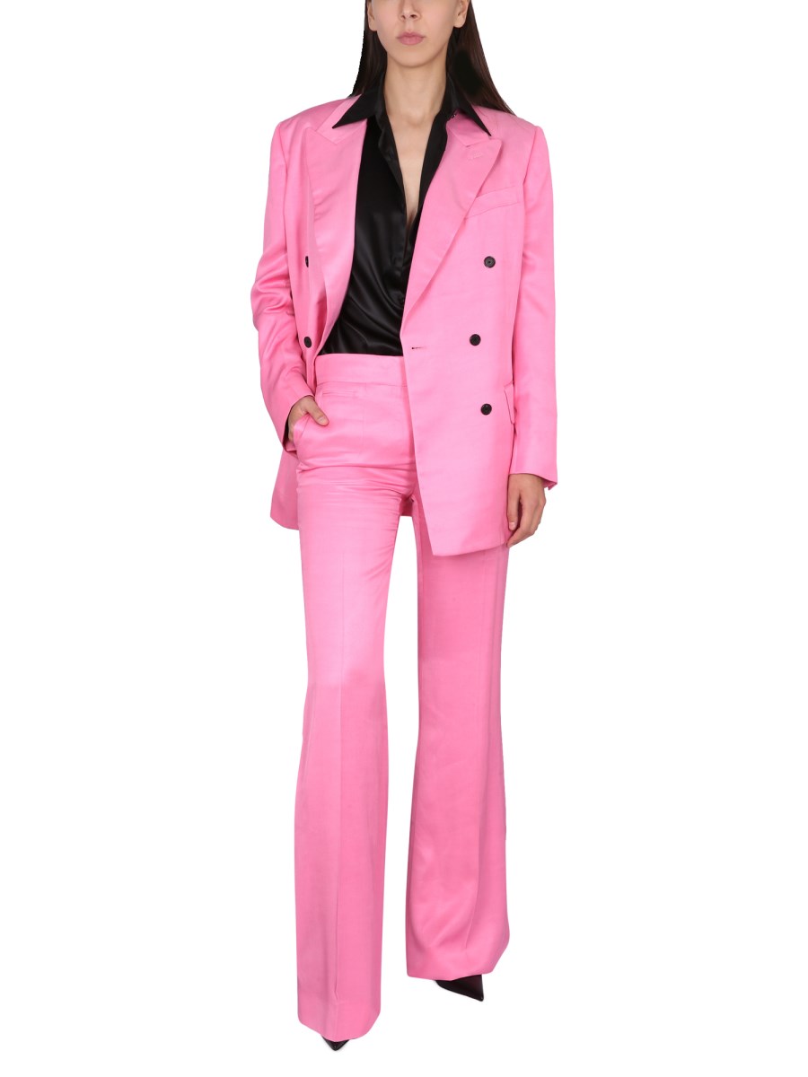 TOM FORD GIACCA BOYFRIEND IN SOFT FLUID TWILL