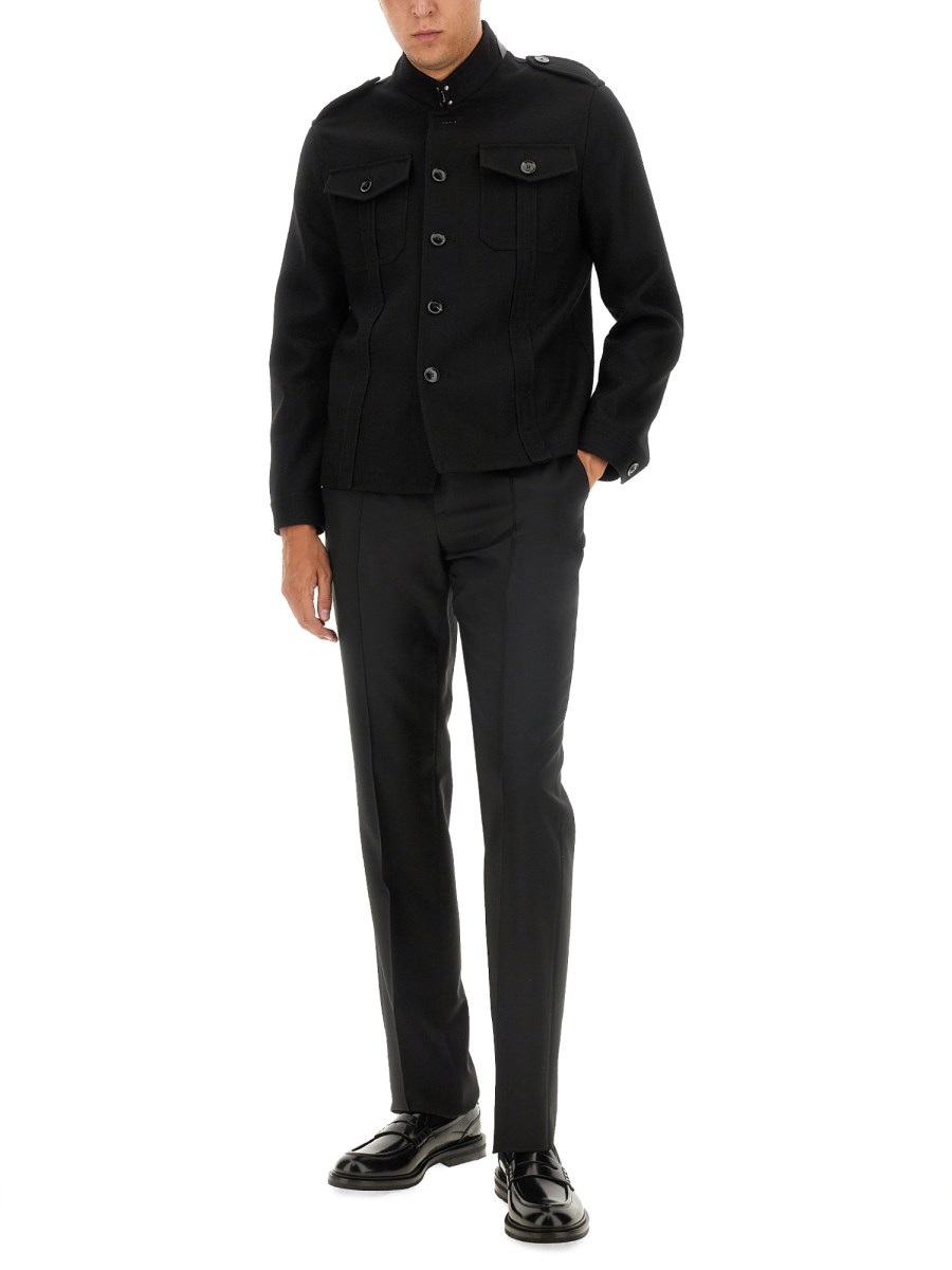 TOM FORD GIACCA CAMICIA IN LANA