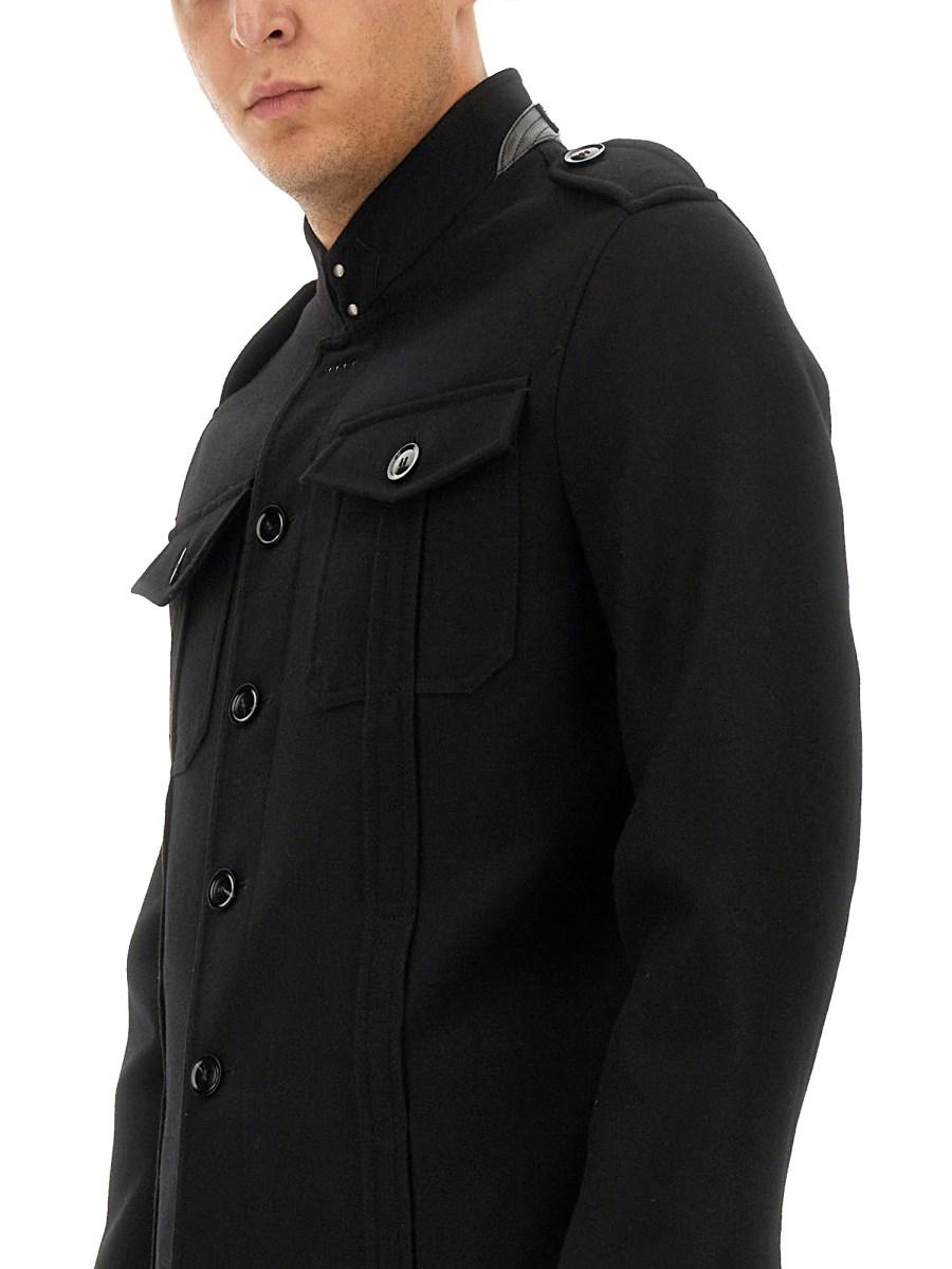 TOM FORD GIACCA CAMICIA IN LANA