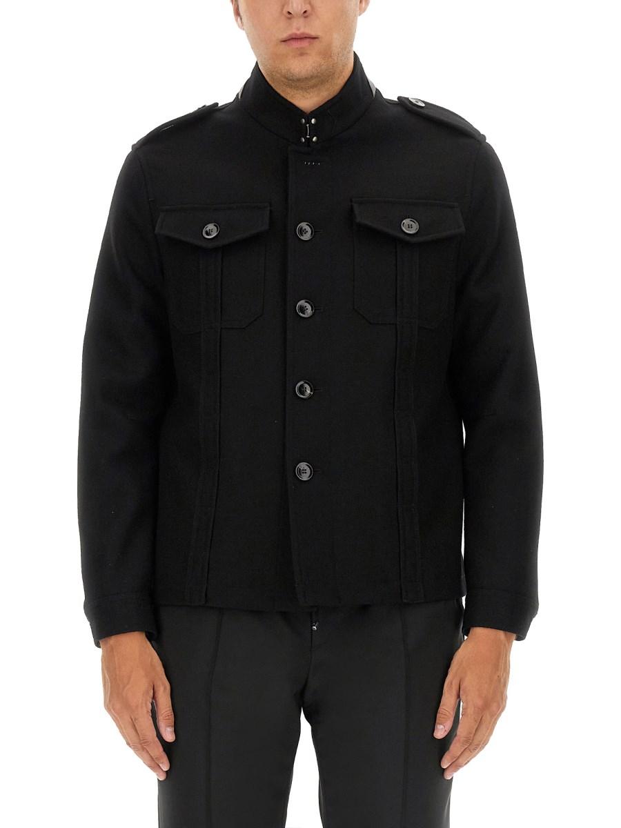 TOM FORD GIACCA CAMICIA IN LANA
