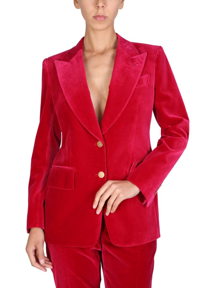 TOM FORD GIACCA IN VELLUTO DI COTONE