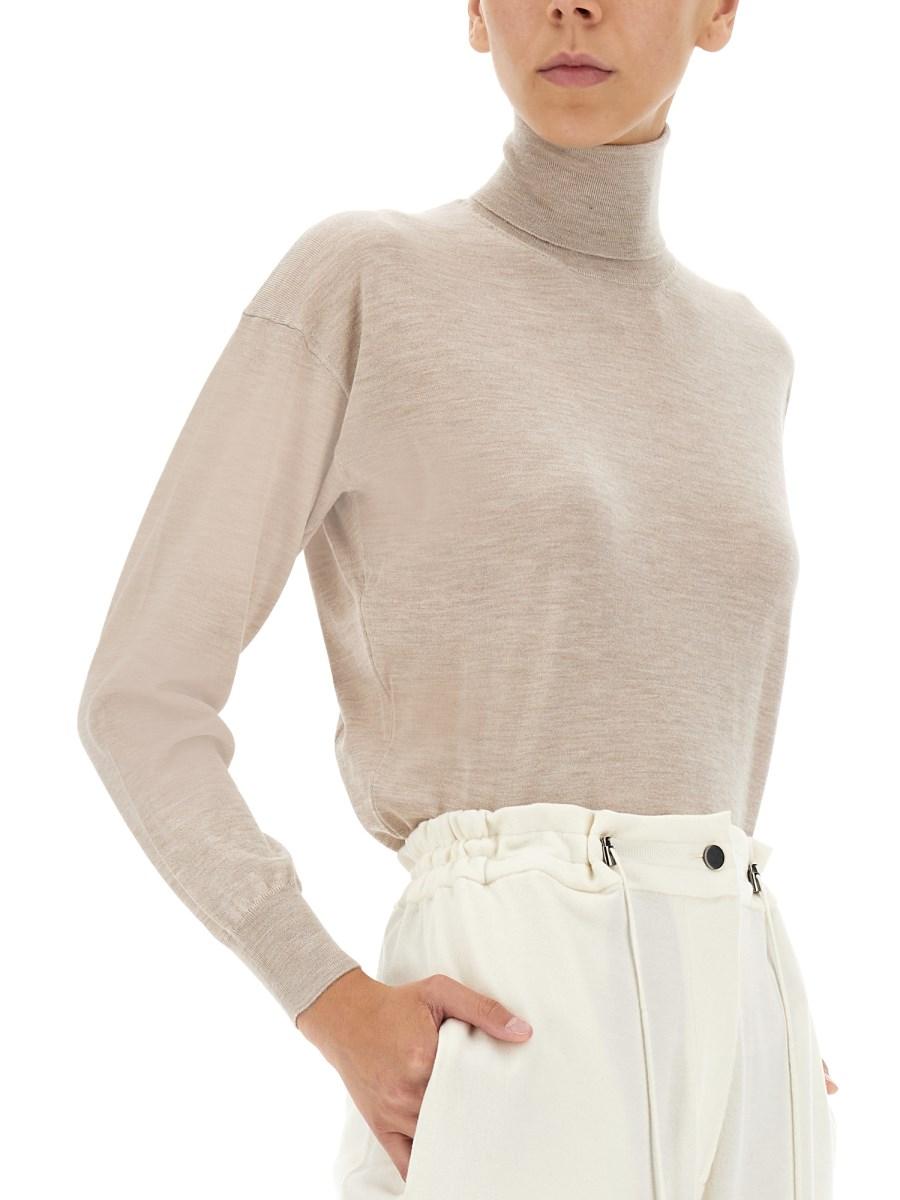 TOM FORD MAGLIA A COLLO ALTO IN CASHMERE E SETA