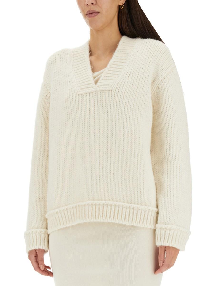 TOM FORD MAGLIA IN LANA CON SCOLLO A V