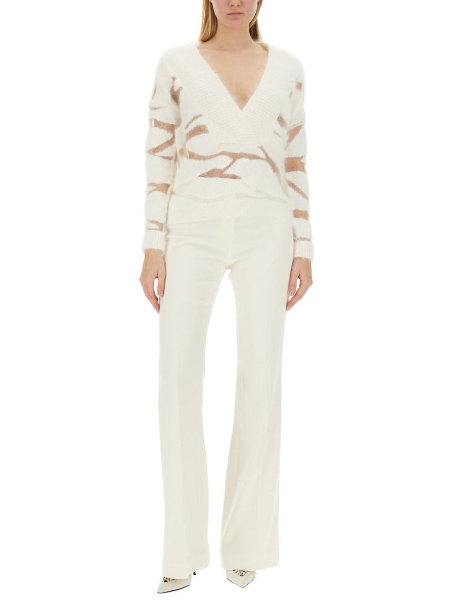 TOM FORD MAGLIA IN LANA CON SCOLLO A V