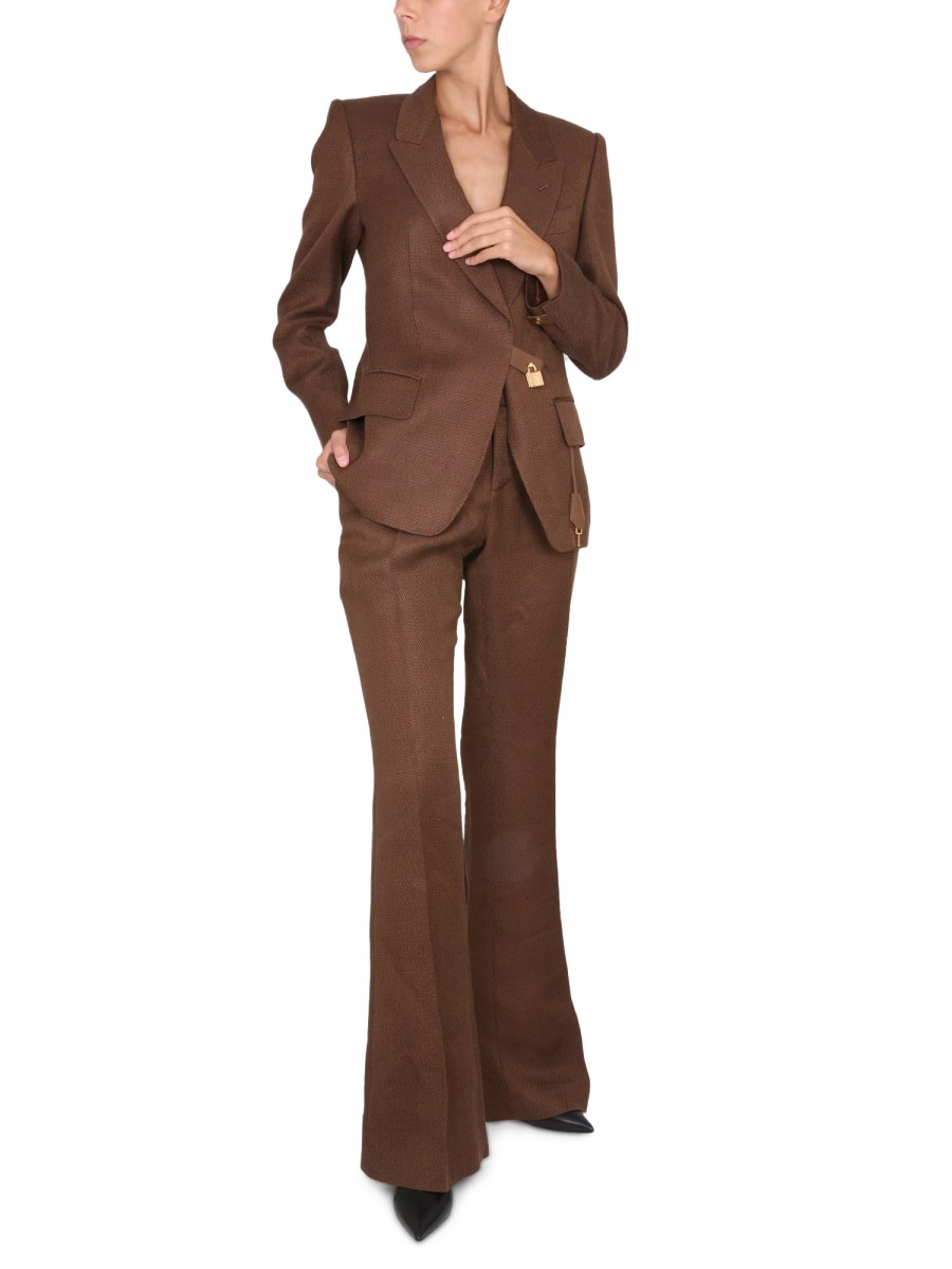 TOM FORD PANTALONE "FLARE" IN LANA