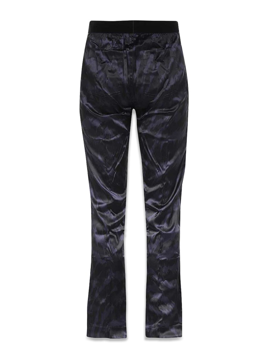 TOM FORD PANTALONE IN SETA CON STAMPA CAMOUFLAGE