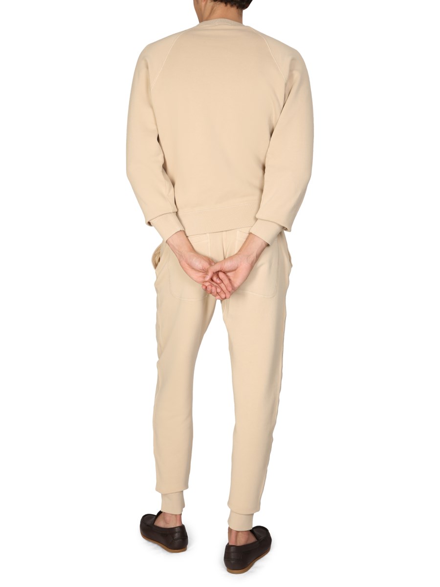 TOM FORD PANTALONE JOGGING IN FELPA DI COTONE